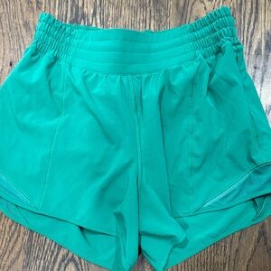 lululemon athletica Kelly Green Women’s Athletic Shorts